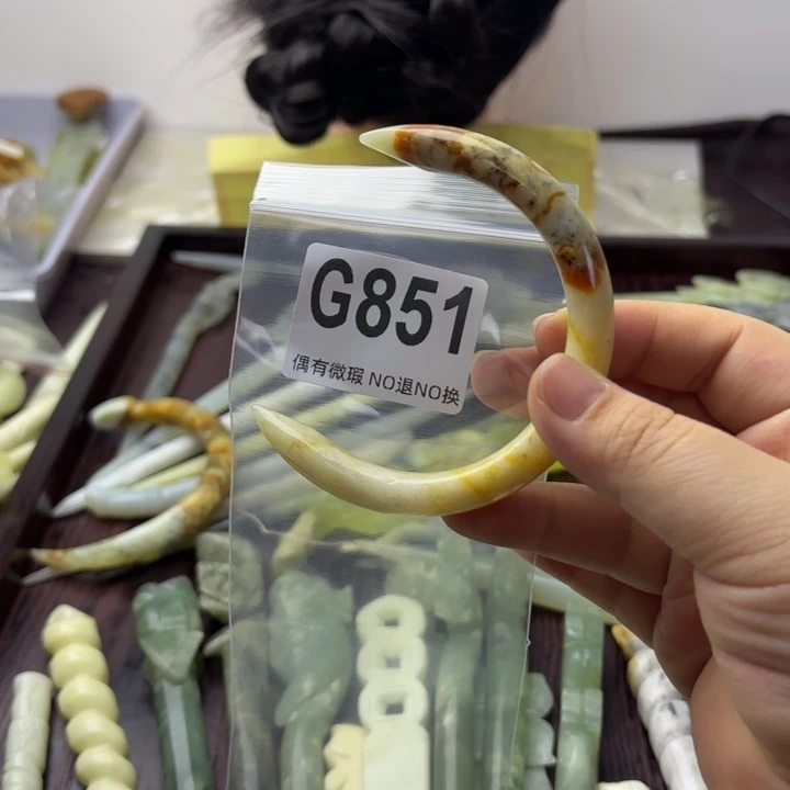 蛇纹石玉发饰合金S****?