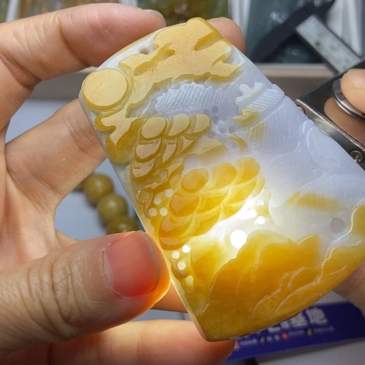 颈饰未镶嵌翡翠翡翠