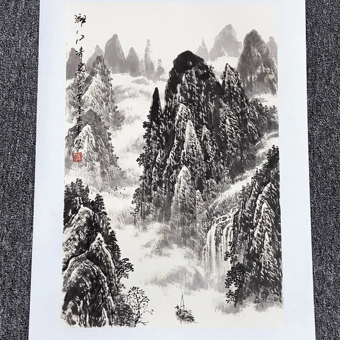国画孔志军四尺三开精品佳作