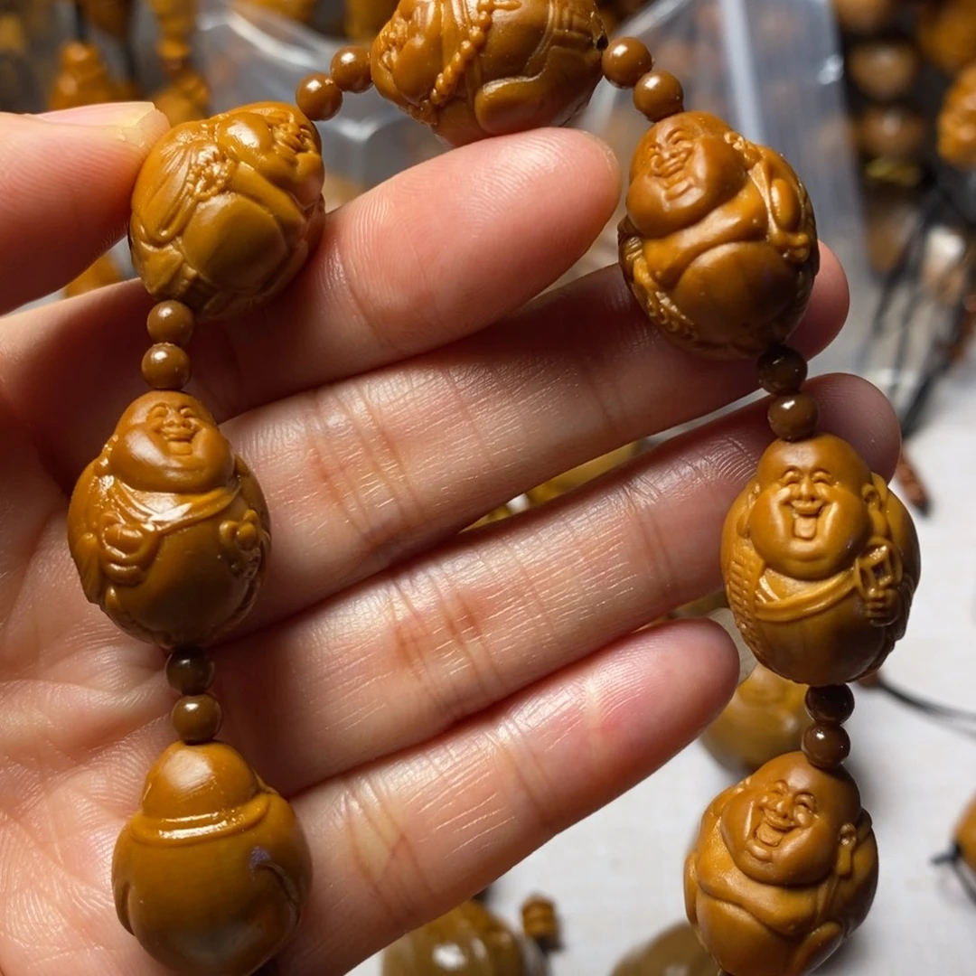 橄榄核手串/手链小弥勒1.5