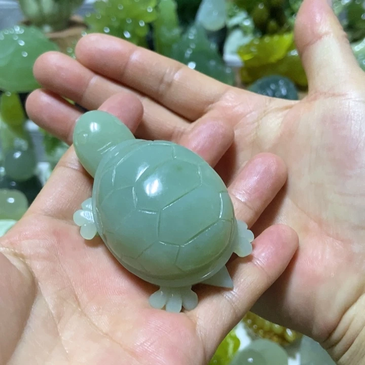 【闪购商品】未镶嵌蛇纹石玉把件