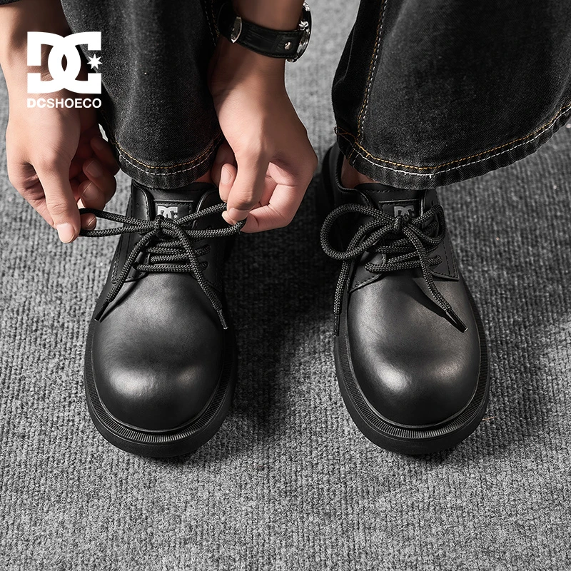 DCSHOES LIRIO EDGE 2025新款德比鞋秋冬时尚英伦风厚底增高皮鞋
