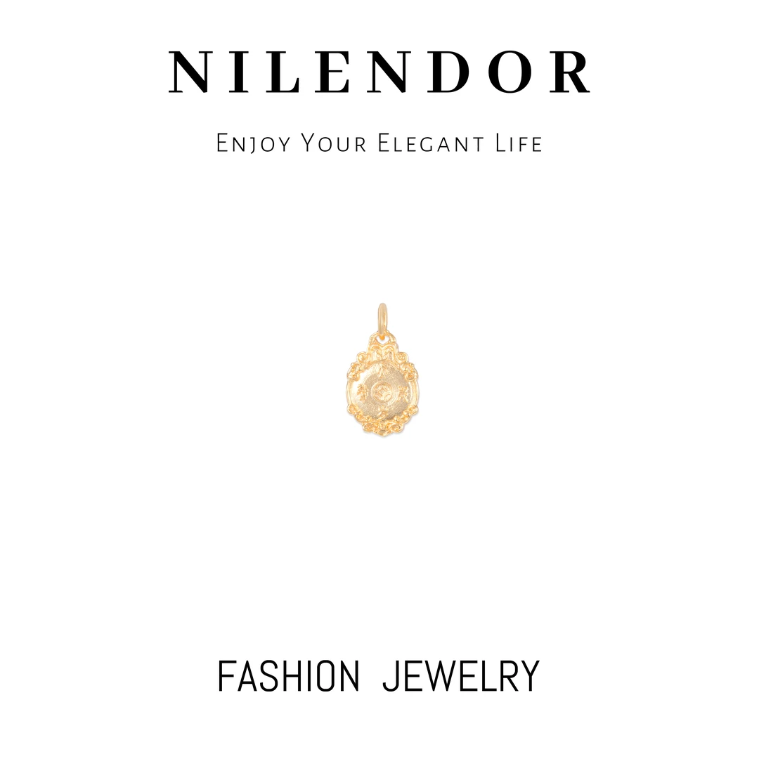 铜合金吊坠 XL-379新中式国风太岁令牌迷你百搭吊坠