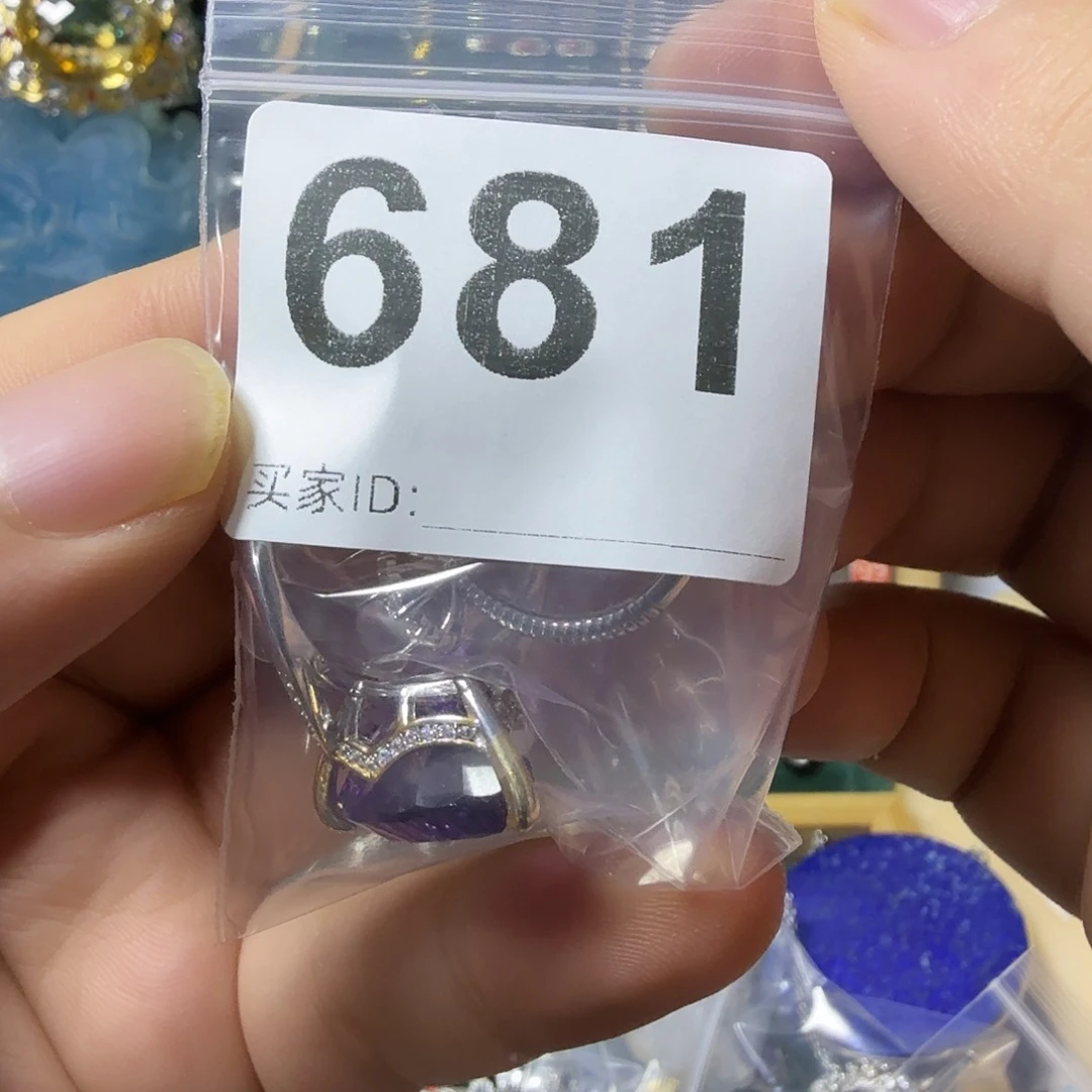 傲***咒戒指银S925镶嵌月光石