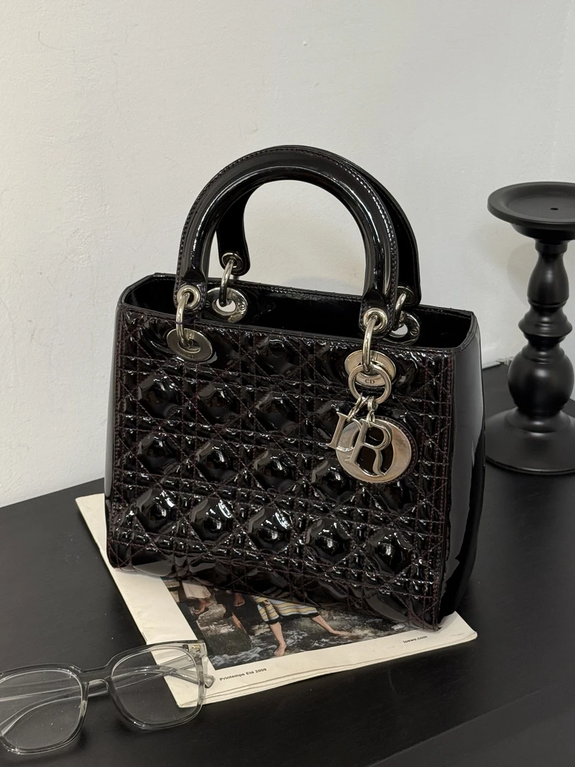 95新 DIOR/迪奥 CS6155 DIOR迪奥 五格戴妃黑银（改色）