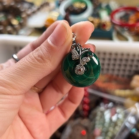 滴血莲花菩提吊坠