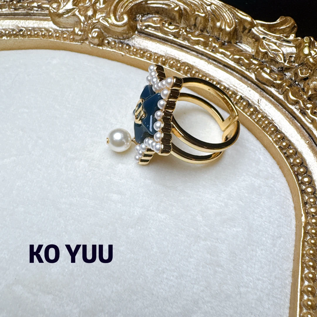 铜合金仿珍珠戒指 【雨桐高奢饰品】戒指CC00364