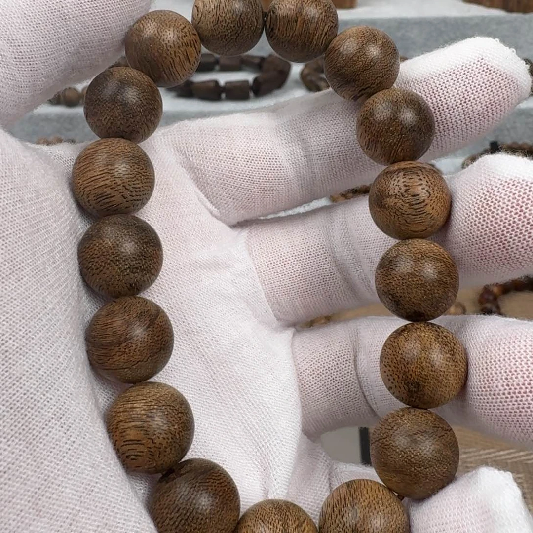 沉香手串满金星菩萨棋单圈沉香手串1.3规格19.4克