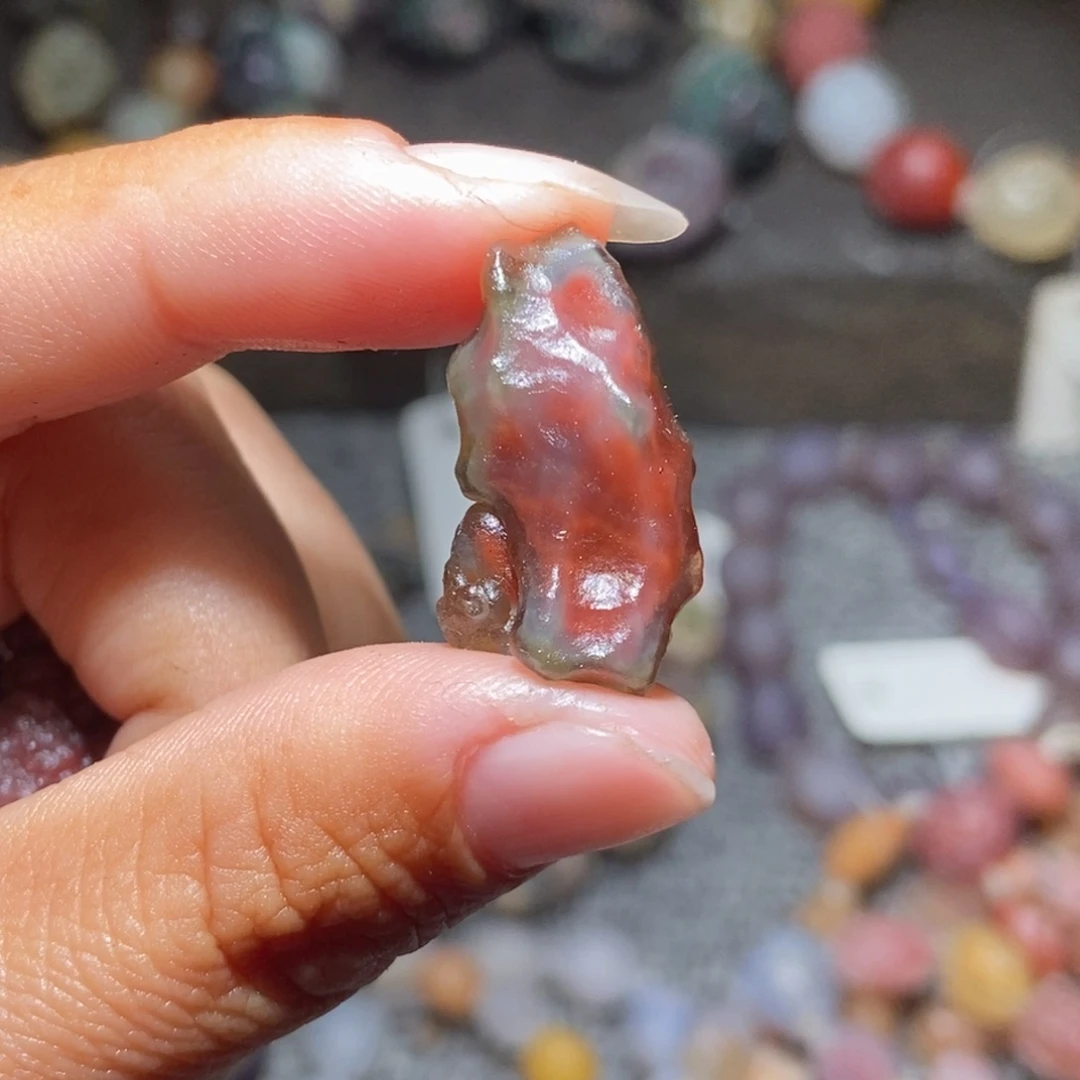 未镶嵌玛瑙/玉髓珠宝半成品