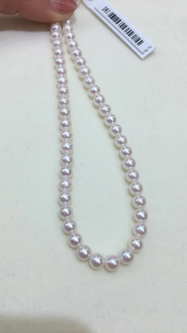 6-6.5镜面樱花粉基本正圆极微瑕