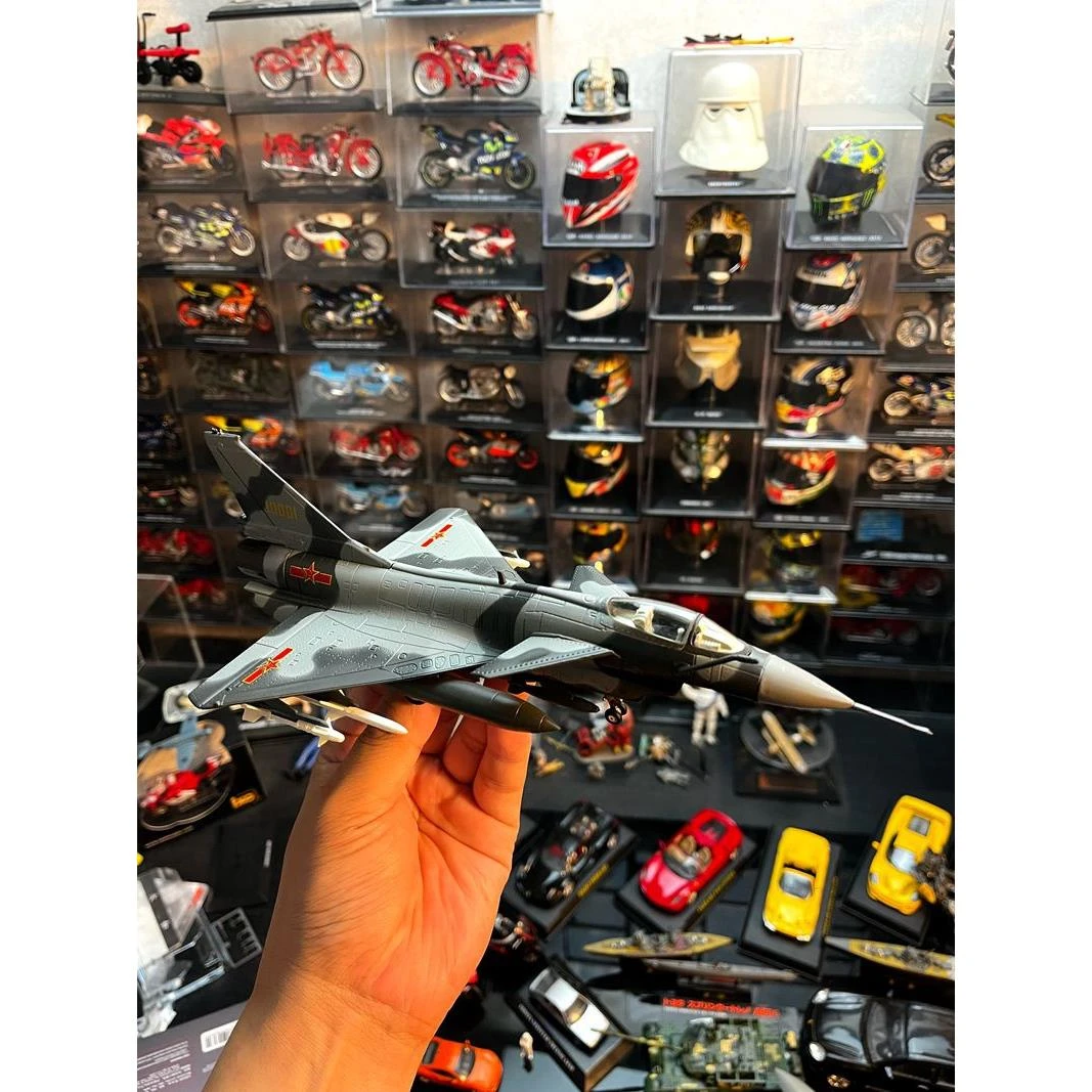 1：72合金飞机模型中国军机系列歼10战斗机成品摆件配合金支架