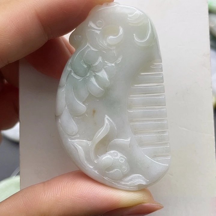 翡翠未镶嵌颈饰天然翡翠