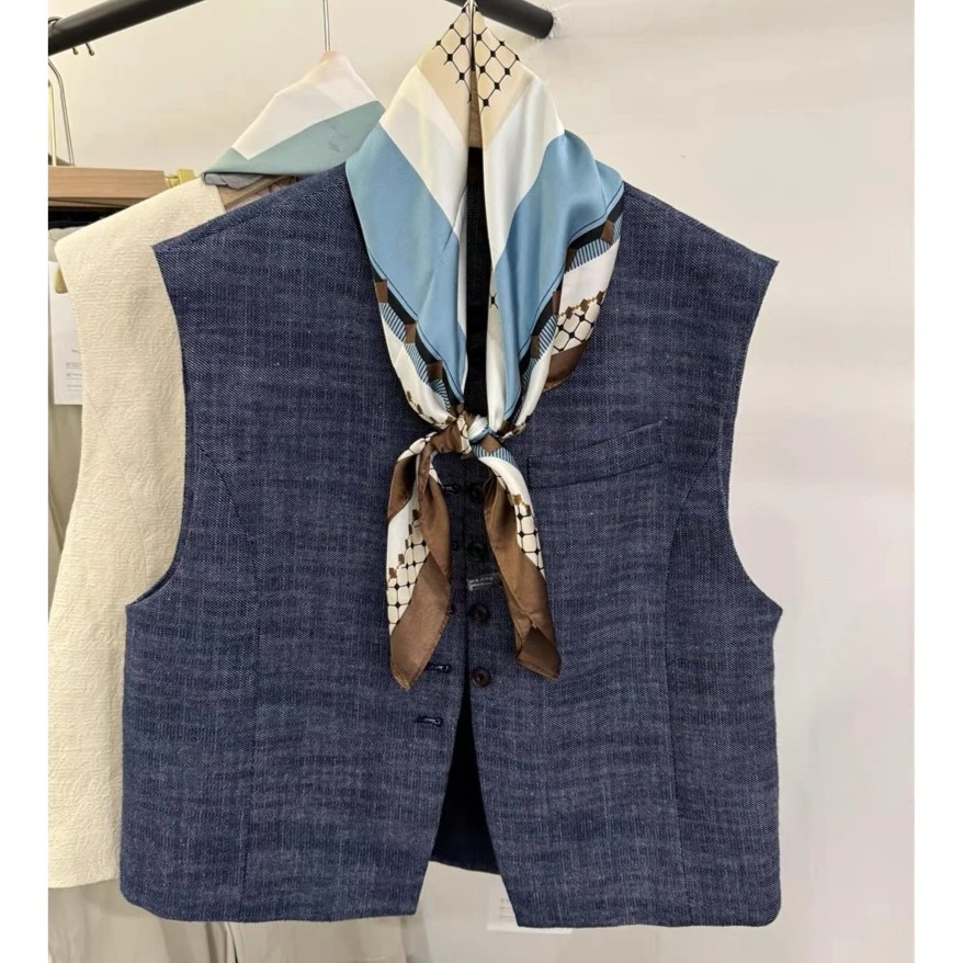 『 时尚马甲Y』时尚韩版设计款百搭休闲马甲8613