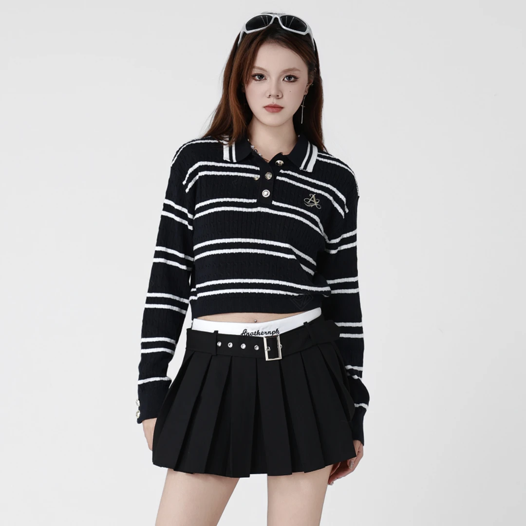 ANPK学院风毛衣女装上衣时尚AD141Q7002