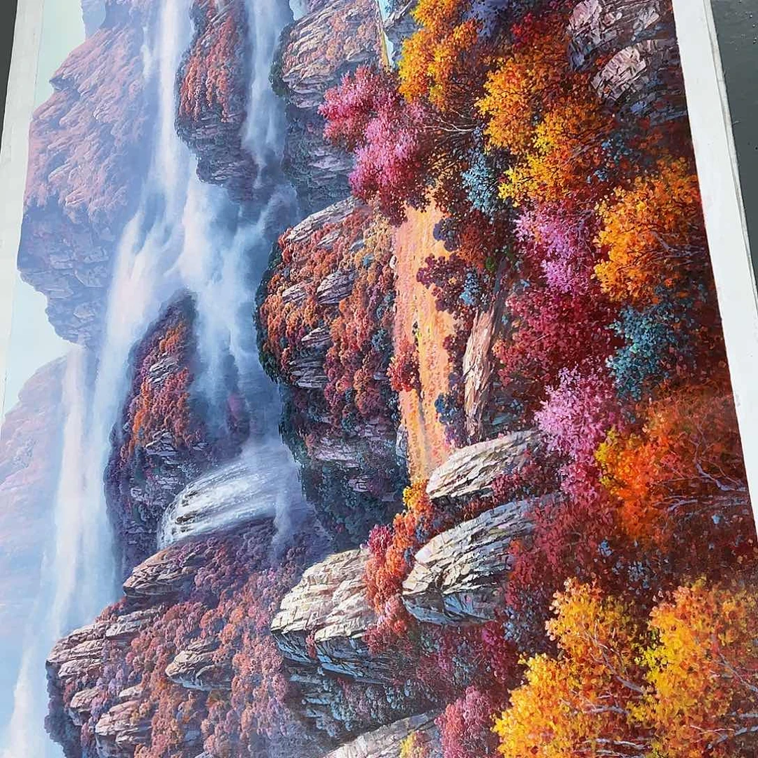 树***动油画恭喜嘻嘻仔仔细细