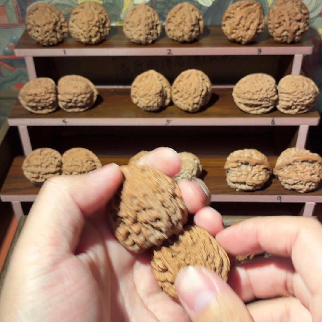 星***熠文玩核桃吊坠双色球涿鹿南将