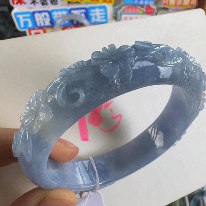 翡翠手镯未镶嵌老坑55.5