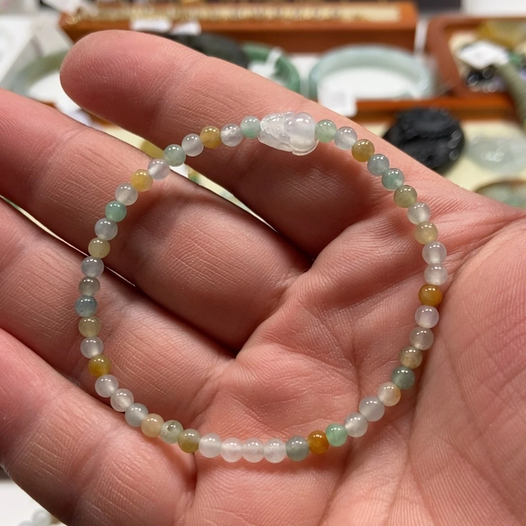 未镶嵌手链翡翠翡翠