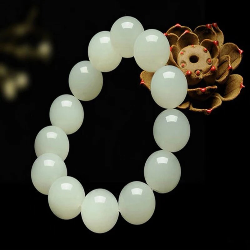 （卡十六）老铁看过来！经典轻奢新疆冰透润卡十六圆珠大手串