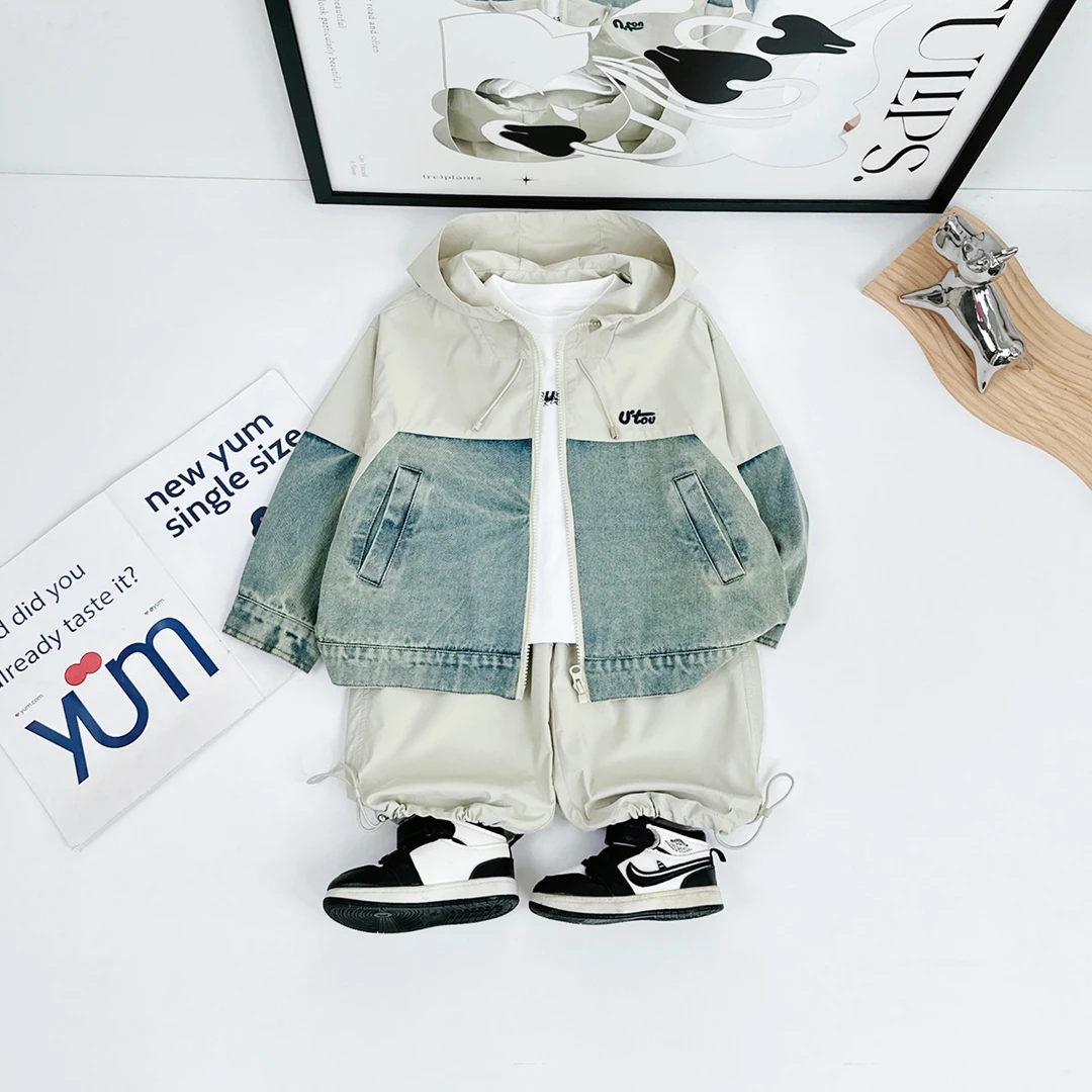 男童套装2025新款春装儿童春秋季两件套潮 DF25006 悠悠童话童装