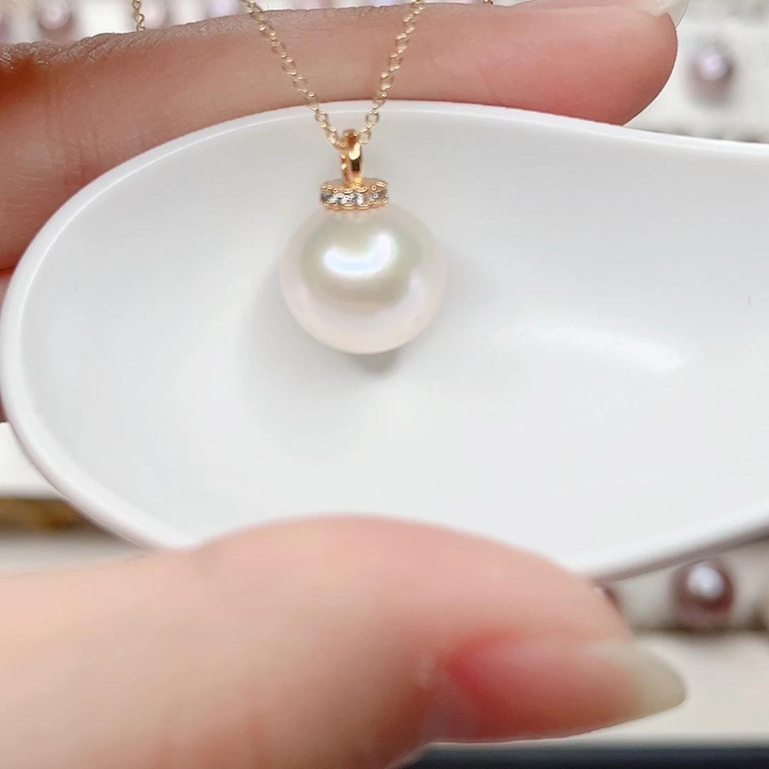 淡水珍珠吊坠(赠链)合金