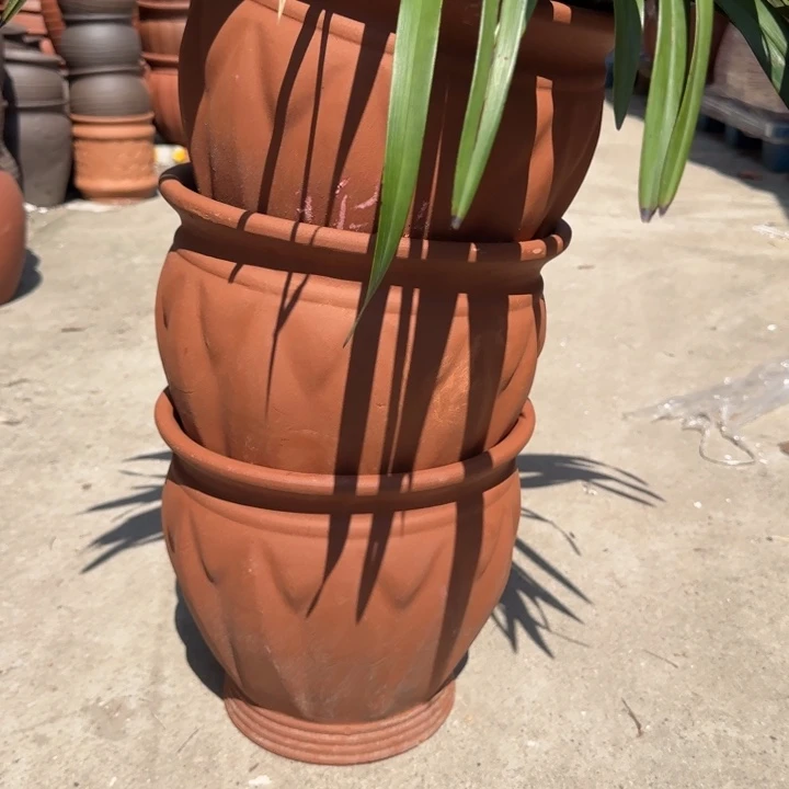 紫砂花瓶口28高26宜兴紫砂瑕疵硌皮花泥