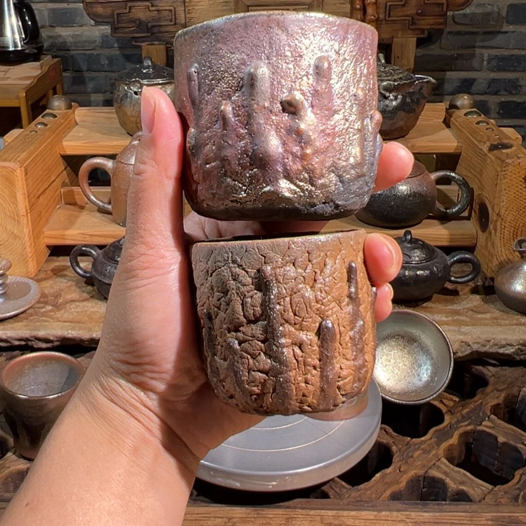杯风*云南陶泥高温柴烧茶具