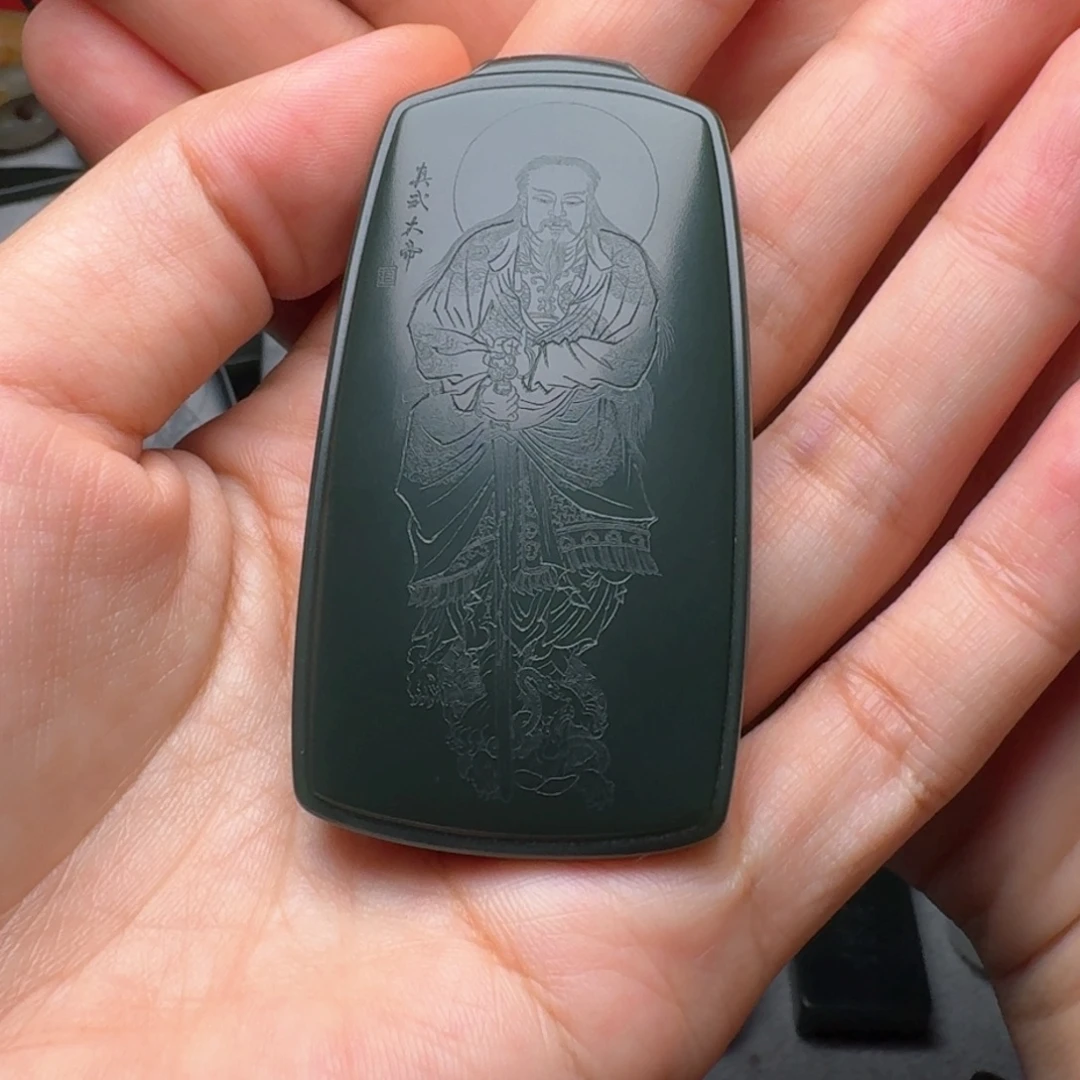 脑***发和田玉未镶嵌颈饰