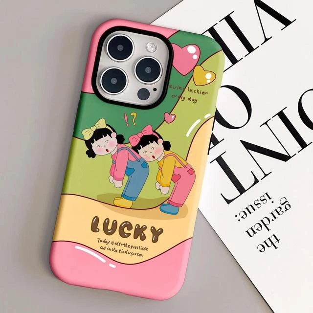 多巴胺女孩适用iPhone15promax手机壳14pro苹果15plus菲林二合一1