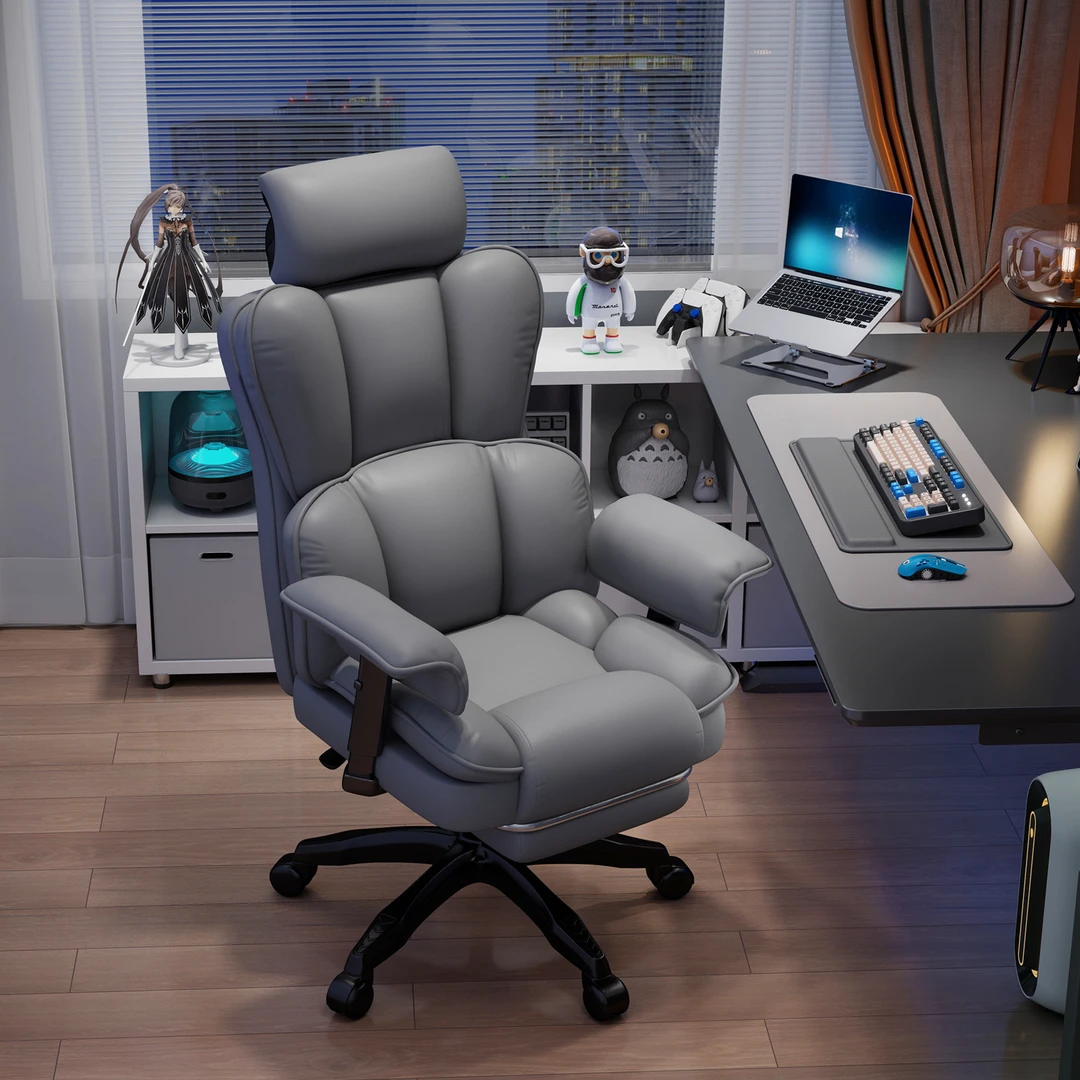 电脑椅家用可躺护腰舒适久坐升降电竞椅休闲靠背椅人体工学办公椅