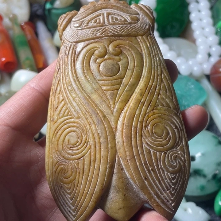 和田玉未镶嵌吊坠(不含链)