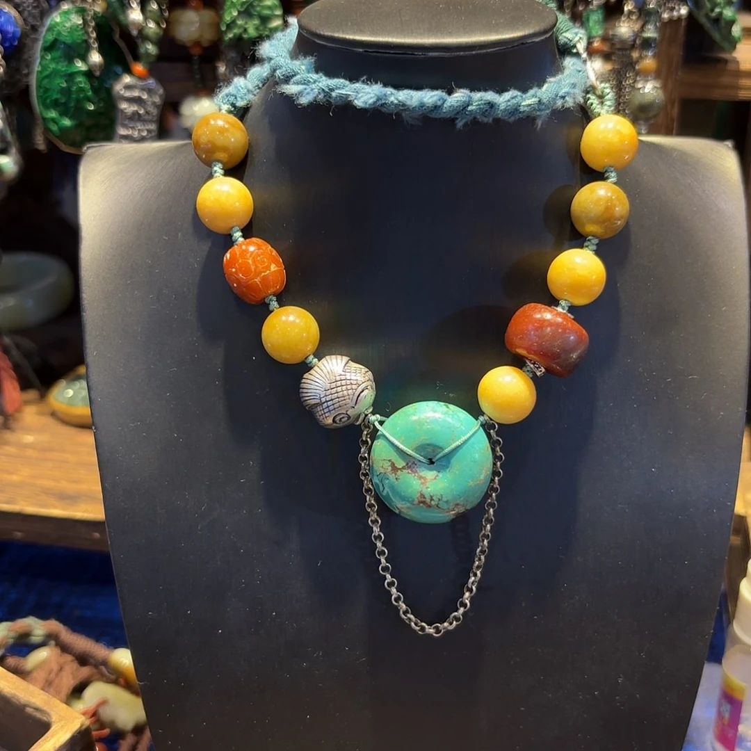 翡翠颈饰未镶嵌原创