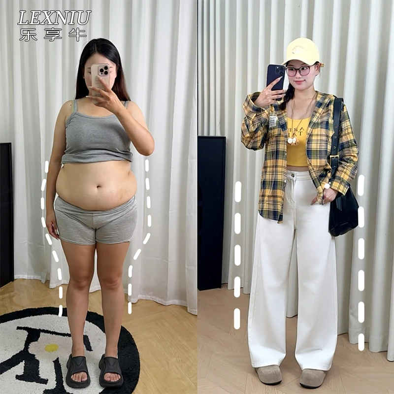 大码白色高腰阔腿牛仔裤女2025新款宽胖mm高端直筒裤子显瘦