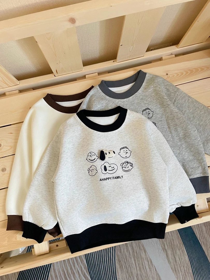 春秋小童男女通用卫衣童装