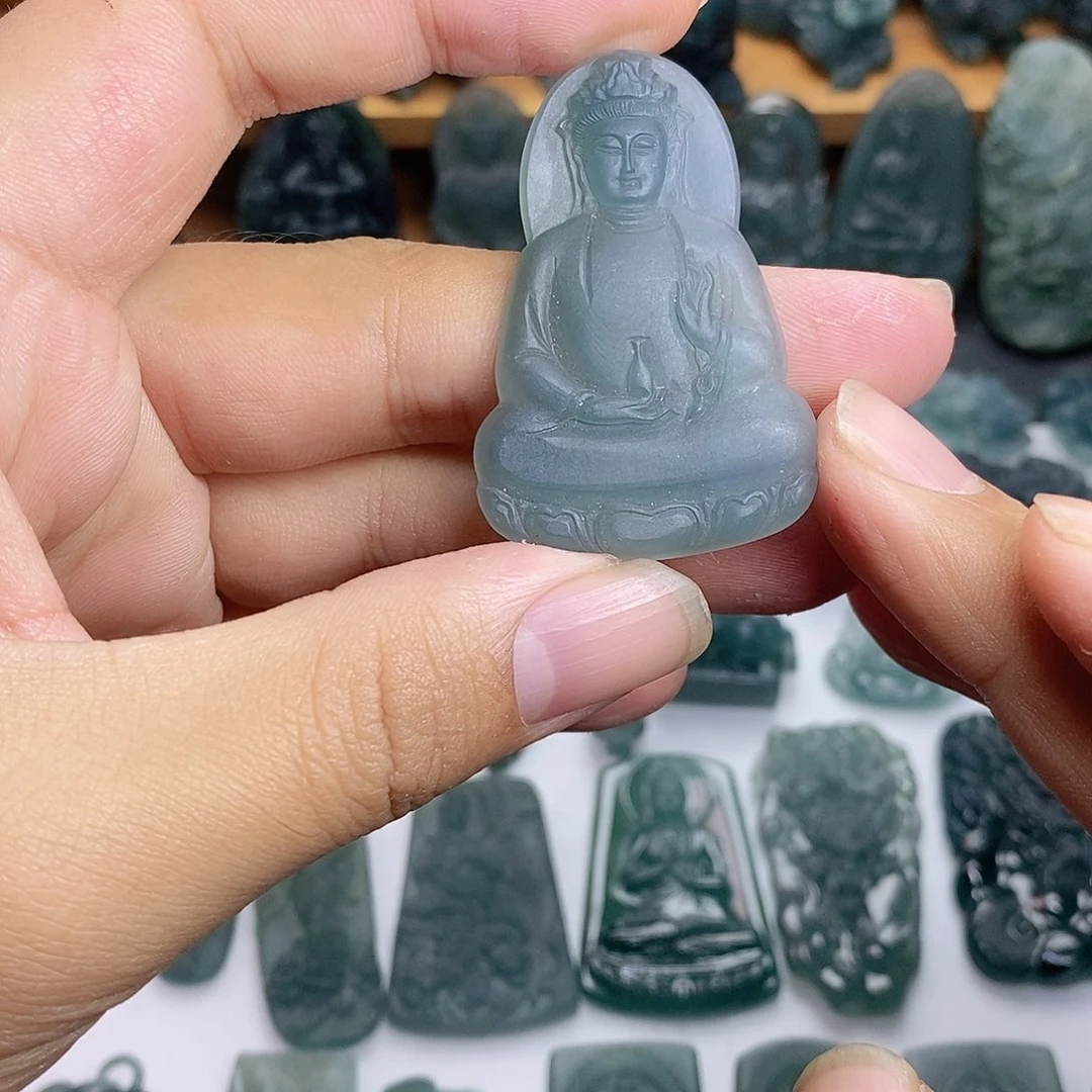 定制翡翠未镶嵌观音