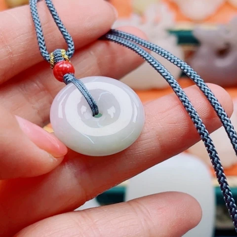 翡翠颈饰未镶嵌多样性发货一件