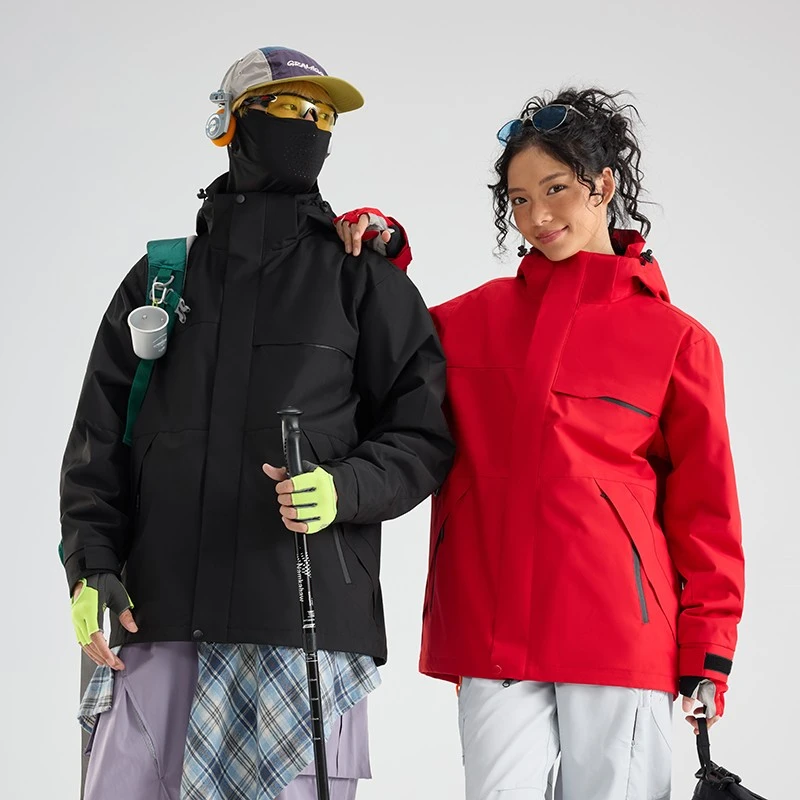 【孙恩盛专属】男女同款3合1五防冲锋衣外套徒步登山通勤防水防风
