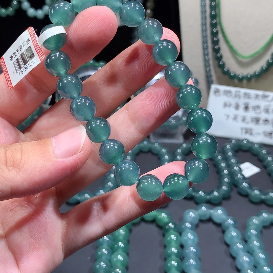 未镶嵌手串翡翠天然a货翡翠手串10