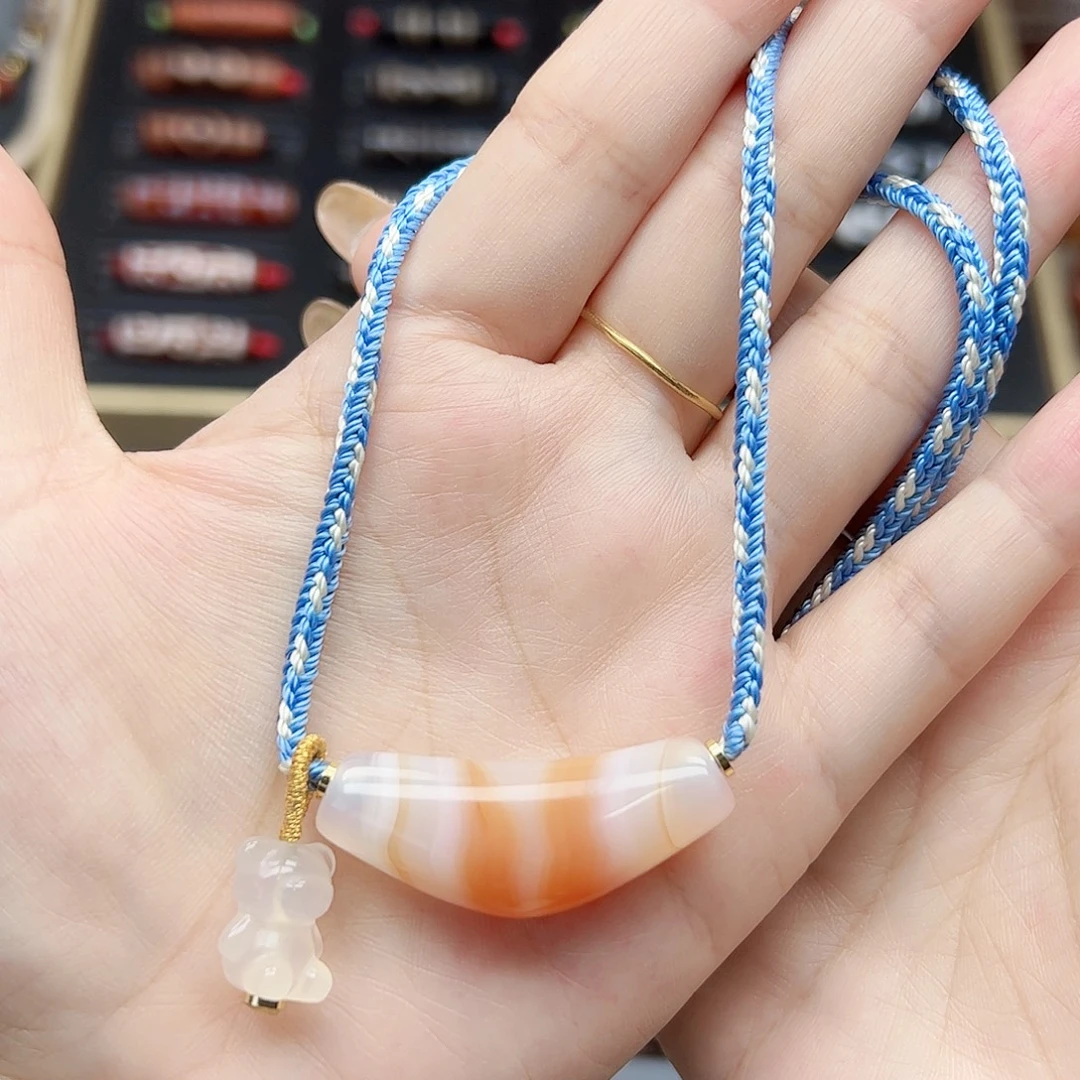 玛瑙/玉髓未镶嵌颈饰