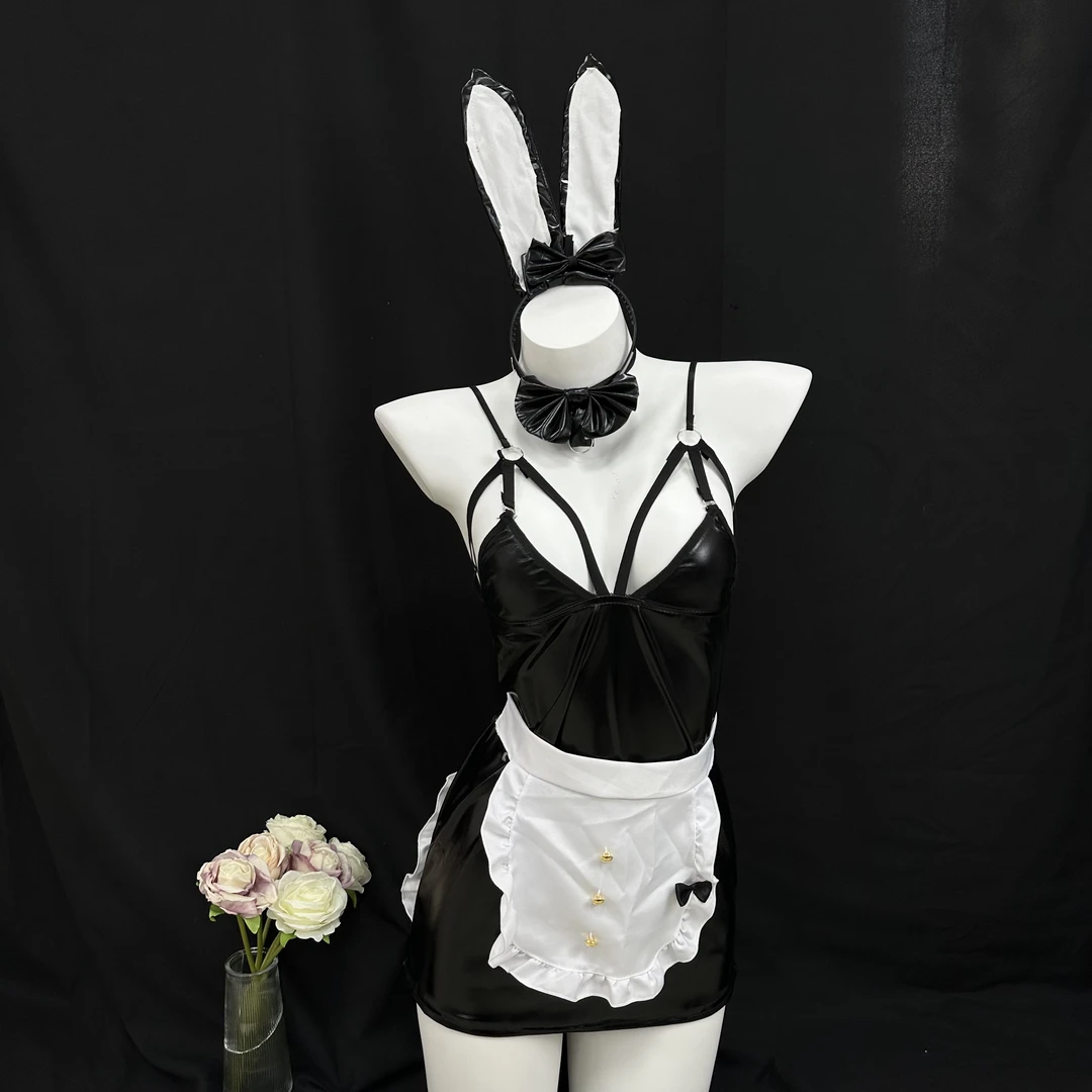 【身藏BLUE】性感小胸战袍兔女郎性感连体衣