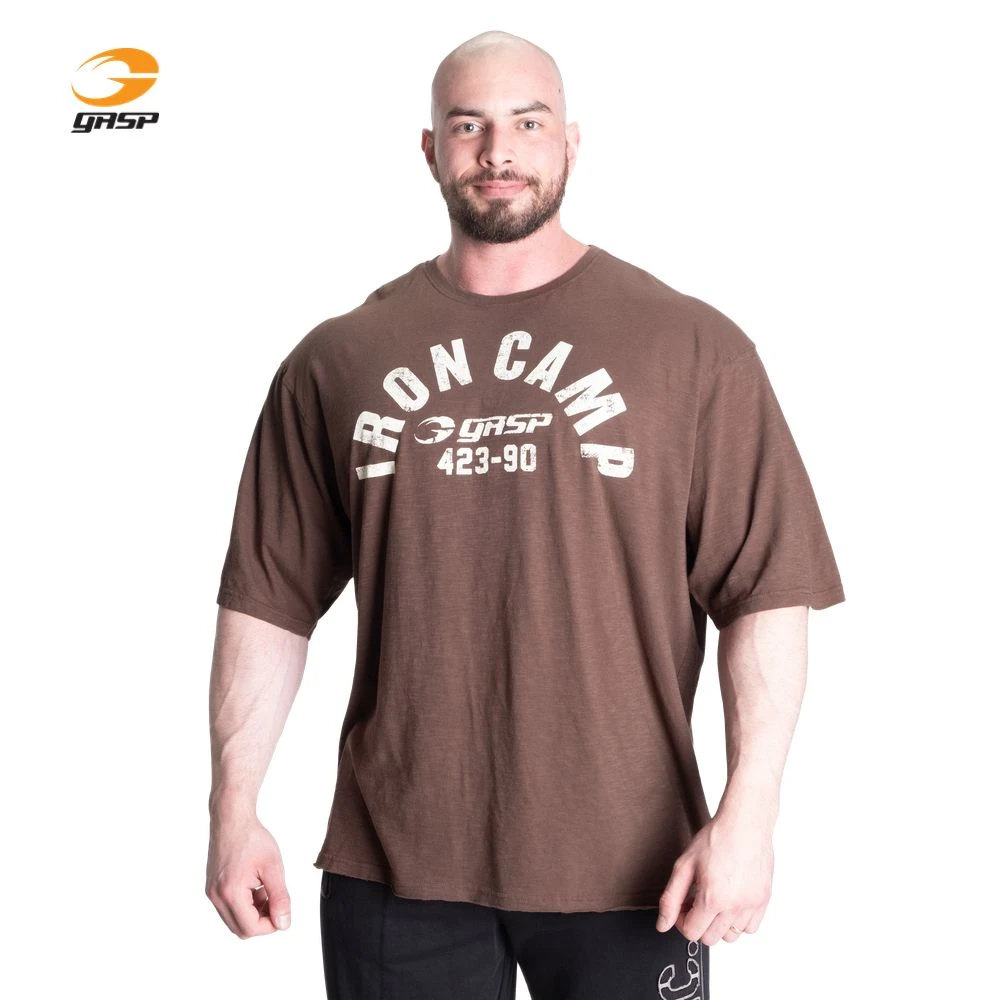 GASP盖世璞Throwback iron复古铁杆训练竹节棉宽大版型T恤220978