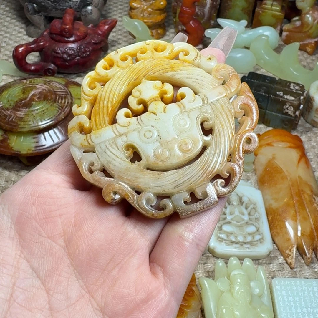 白玉菩提吊坠挂件