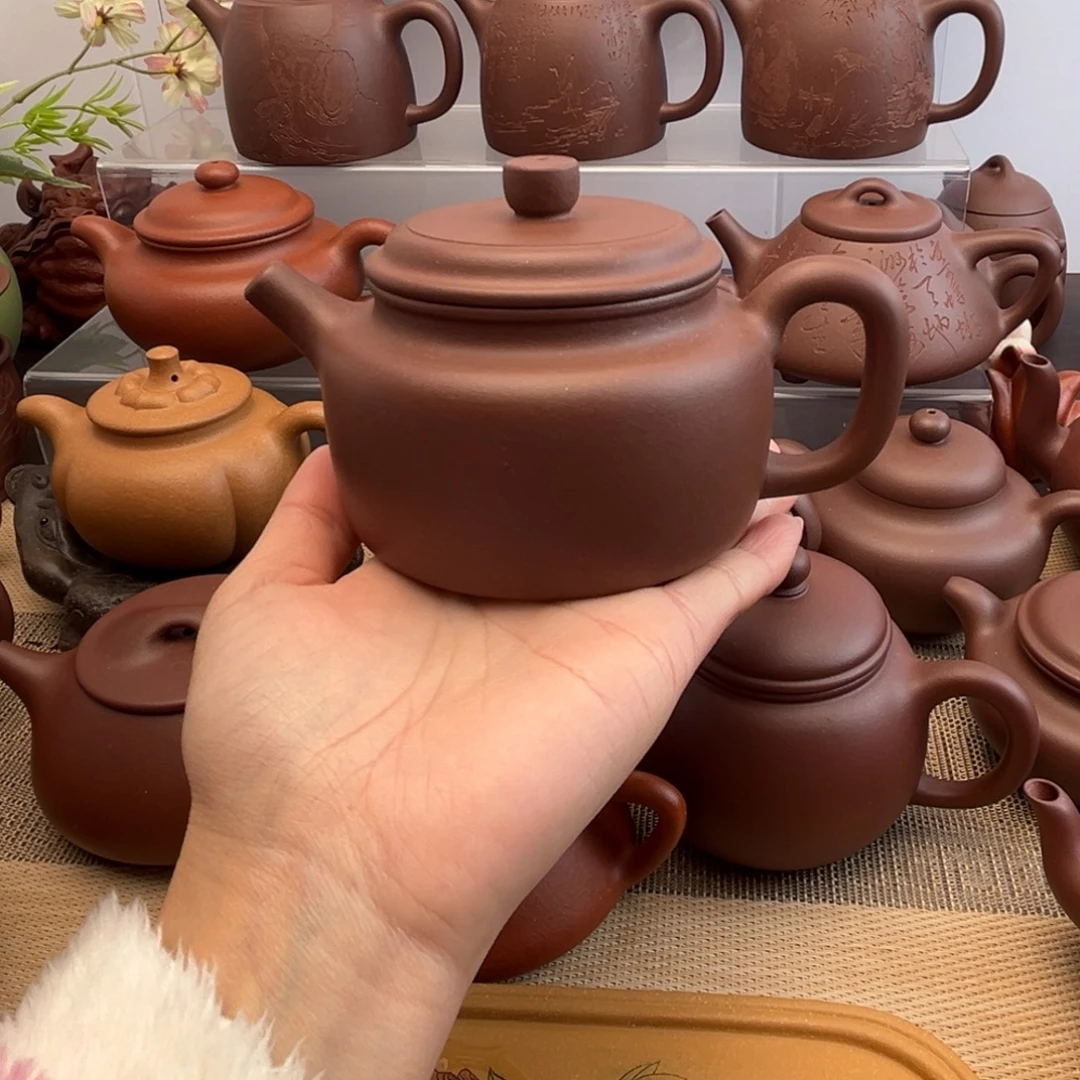 紫砂茶壶底槽清德钟微瑕