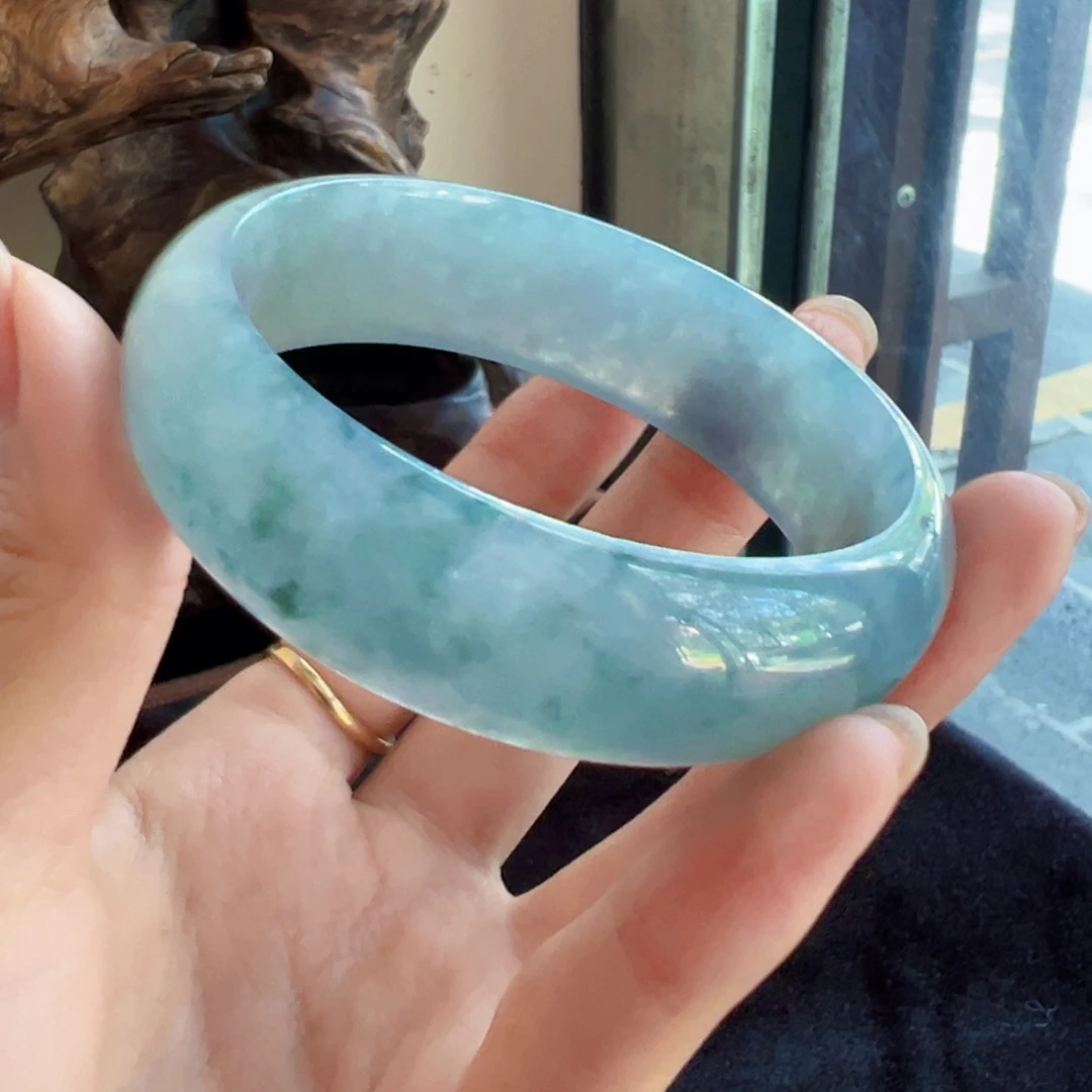 翡翠未镶嵌手镯58mmm