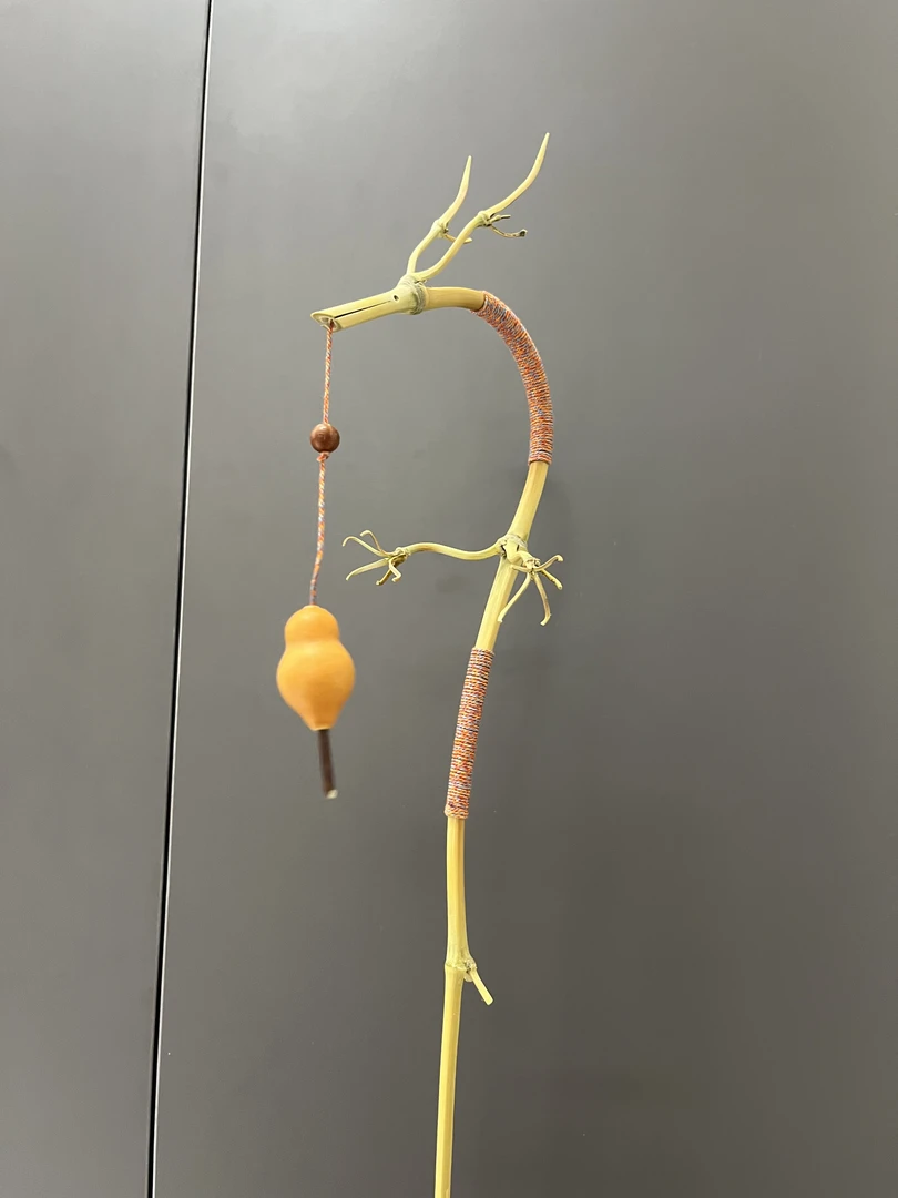 手工定制龙挂香竹子制作茶台摆件办公室摆件