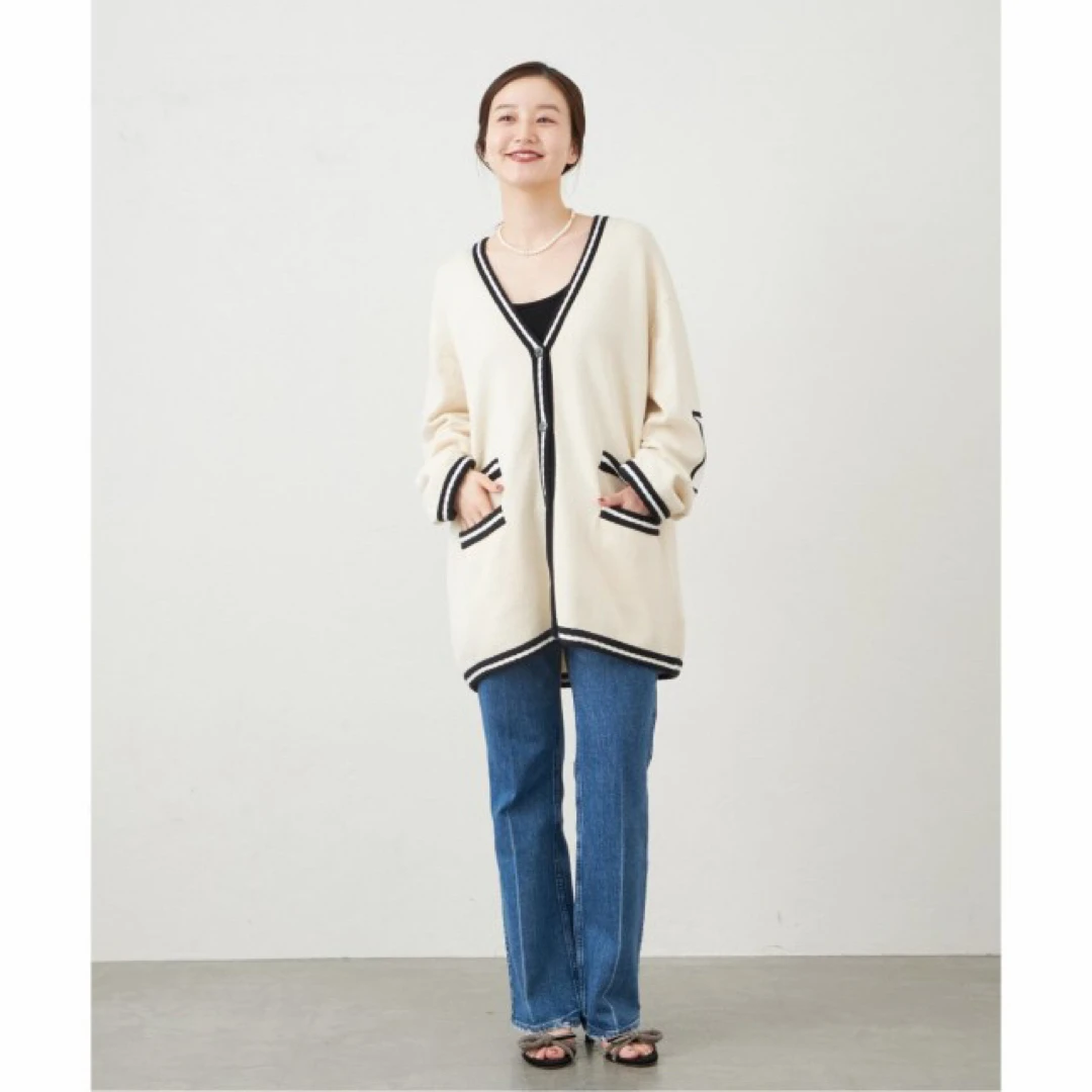 【MonTendre】 I 秋季新款 时尚休闲百搭V领针织毛衣开衫