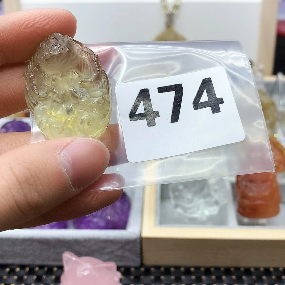 水晶颈饰未镶嵌吊坠