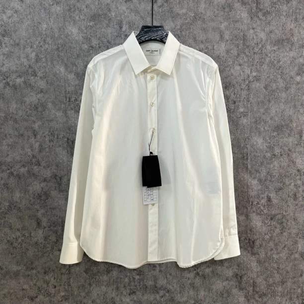 未使用 YSL/圣罗兰 圣罗兰白色衬衫工服