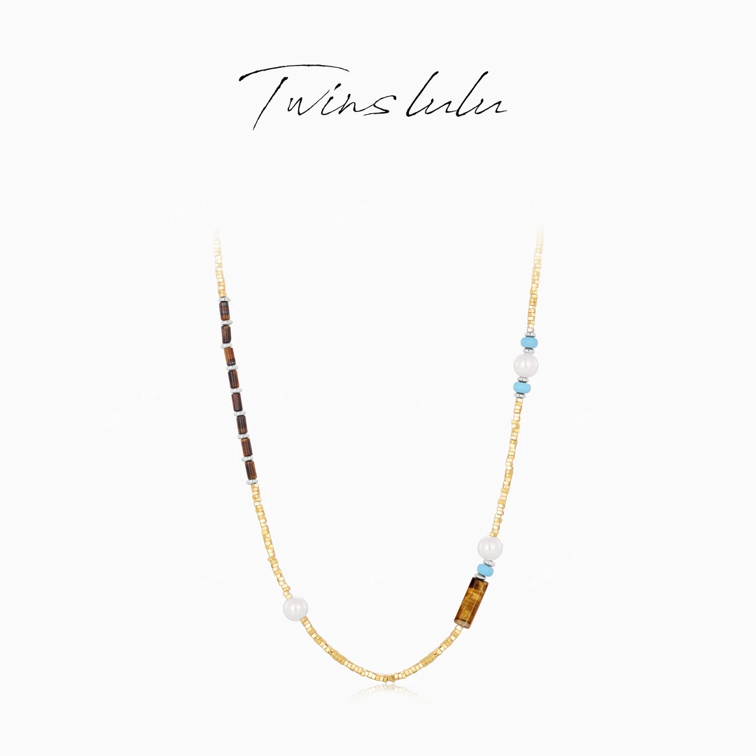 TWINS LULU 出游季 简约气质百搭高级感珠珠项链TSJ7983