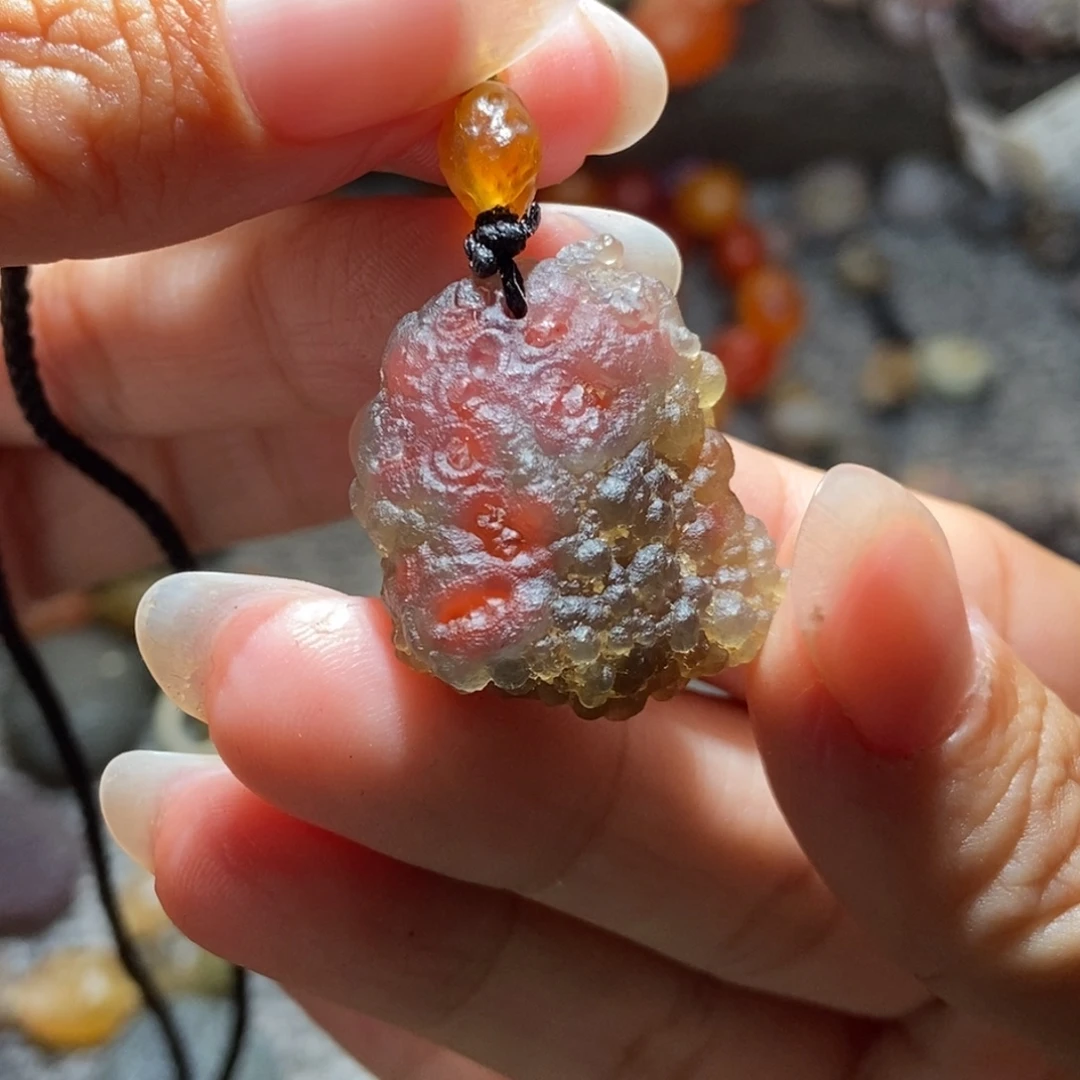 未镶嵌玛瑙/玉髓珠宝半成品
